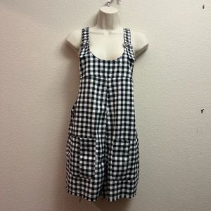 Emory Park Gingham Shortalls in size small!